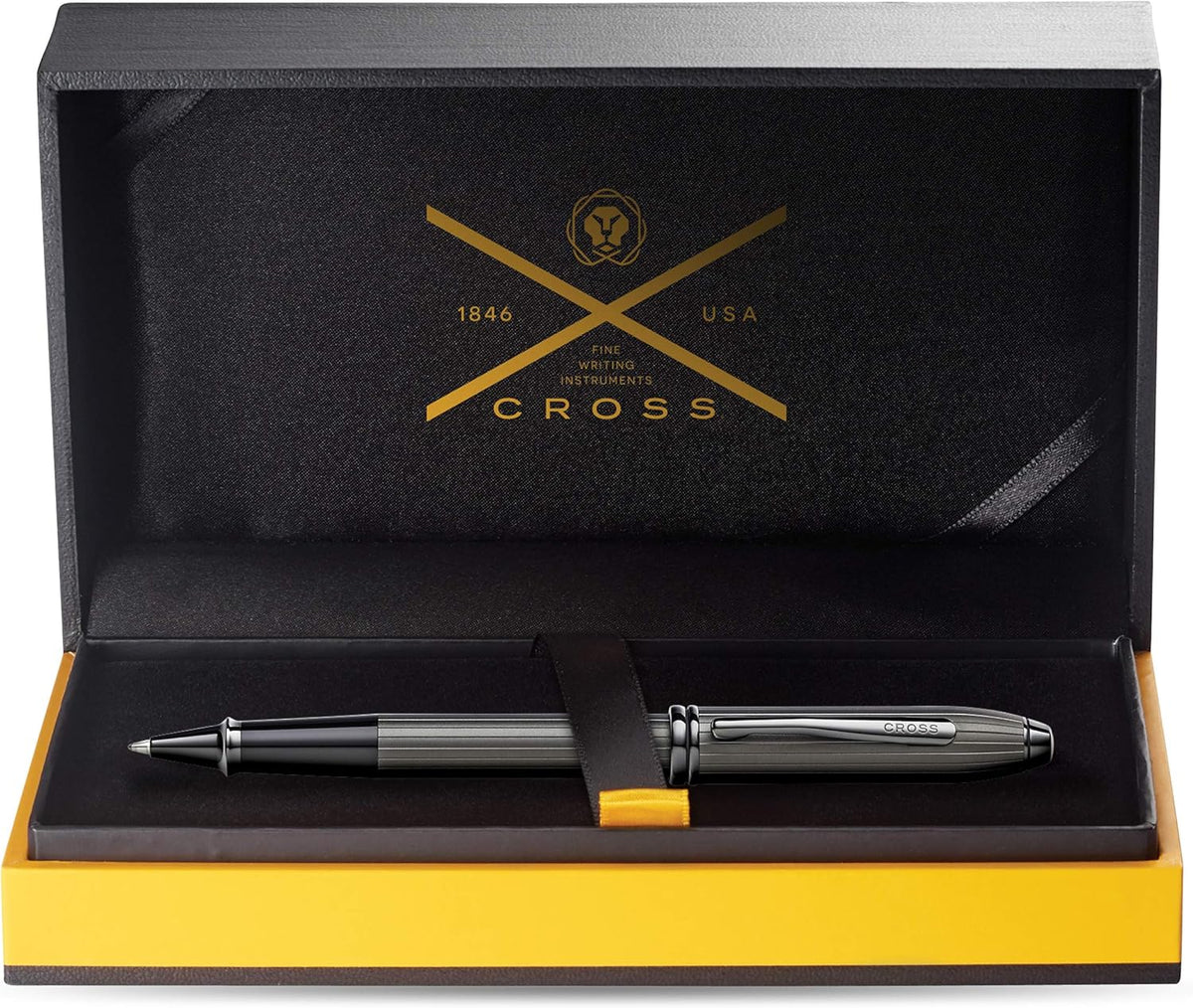Matt Black Rollerball Pen with Gift Box S453