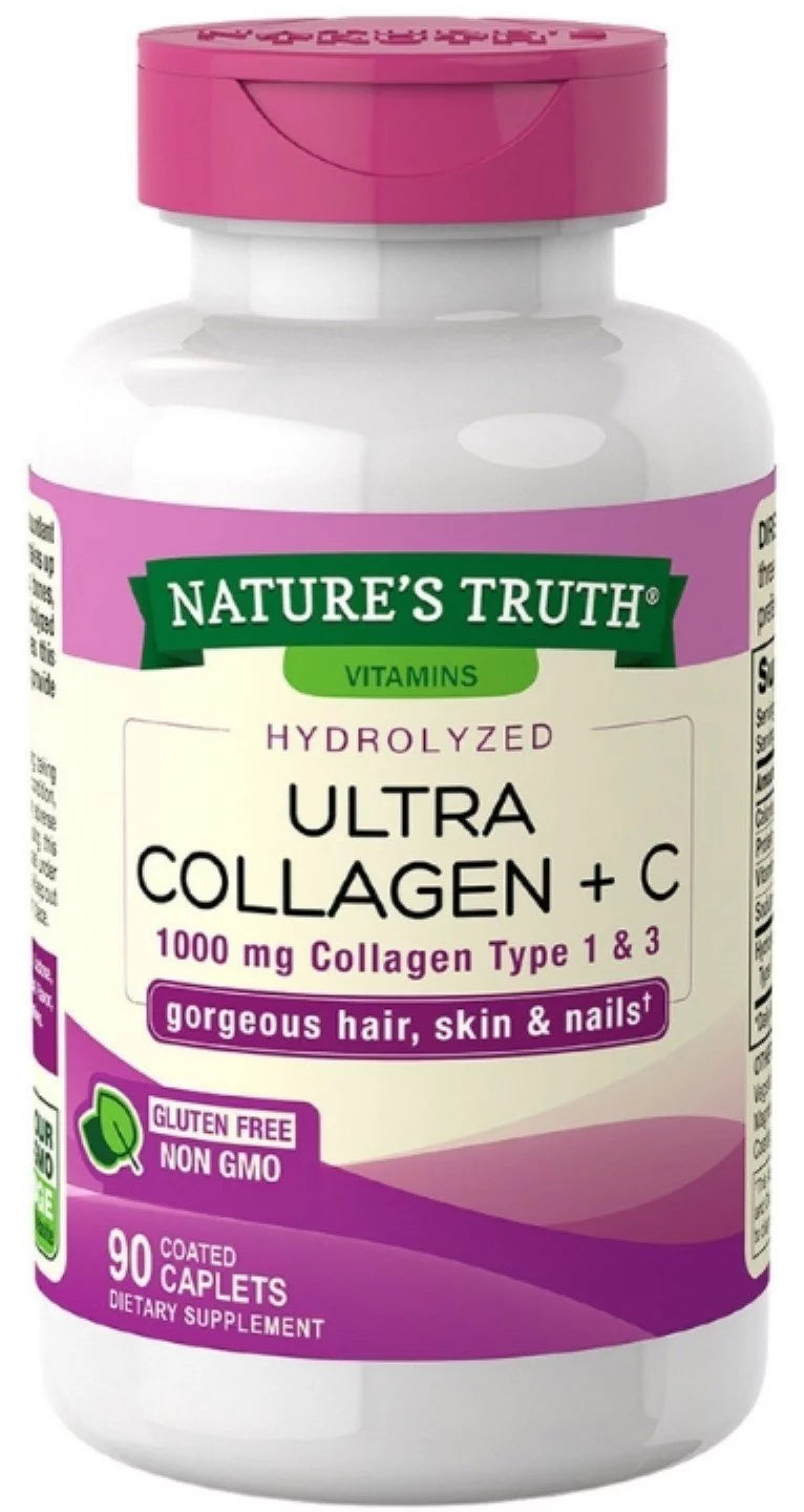 Hydrolyzed Collagen Type I & III 1000mg 90 ct 6-Pack X594
