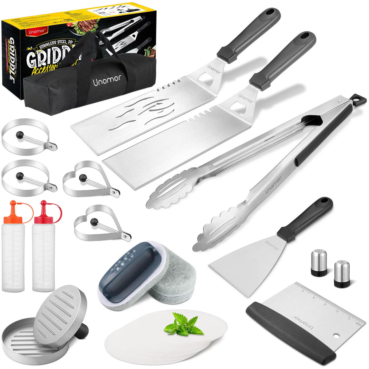 Stainless Steel Griddle Grill Tools Set R590837