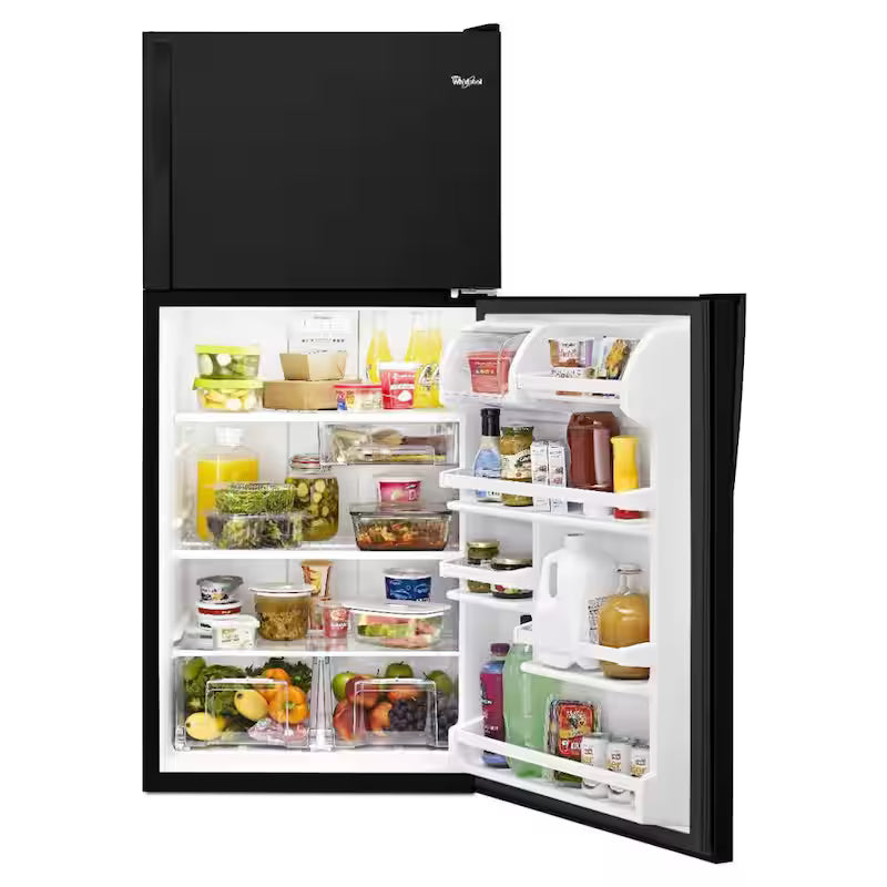 Black Top Freezer Refrigerator T698