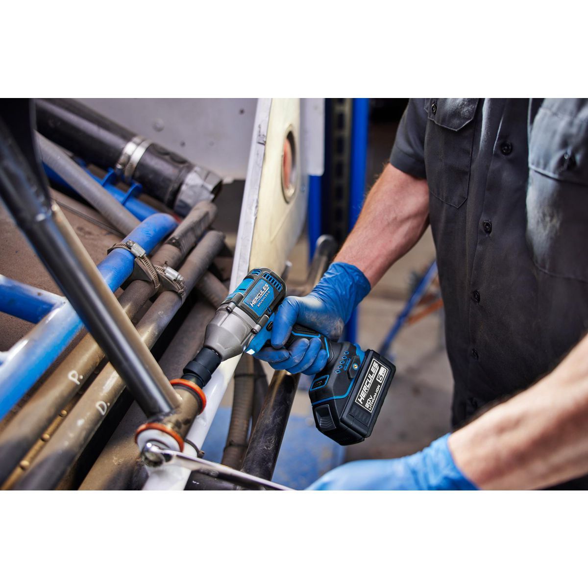 20V Brushless Cordless 1/2 in. Compact 4-Mode Impact Wrench H8273