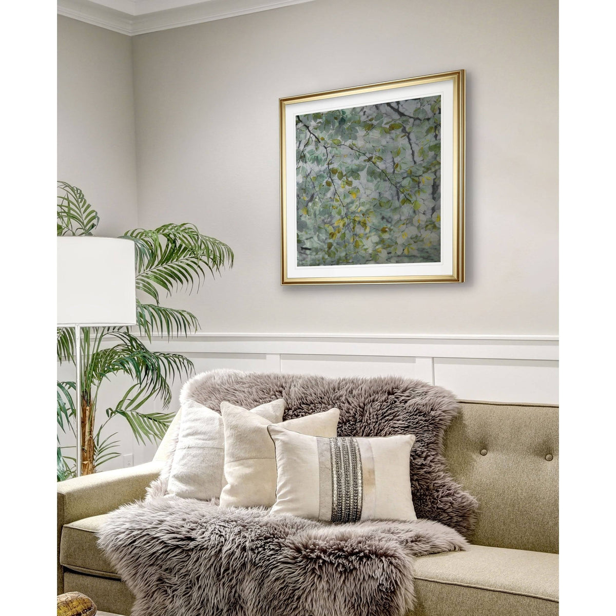 Framed Giclee Print 38x38 O35348