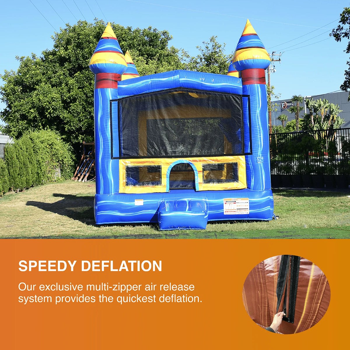 Commercial Grade Bounce House with Blower 13x13 Z267