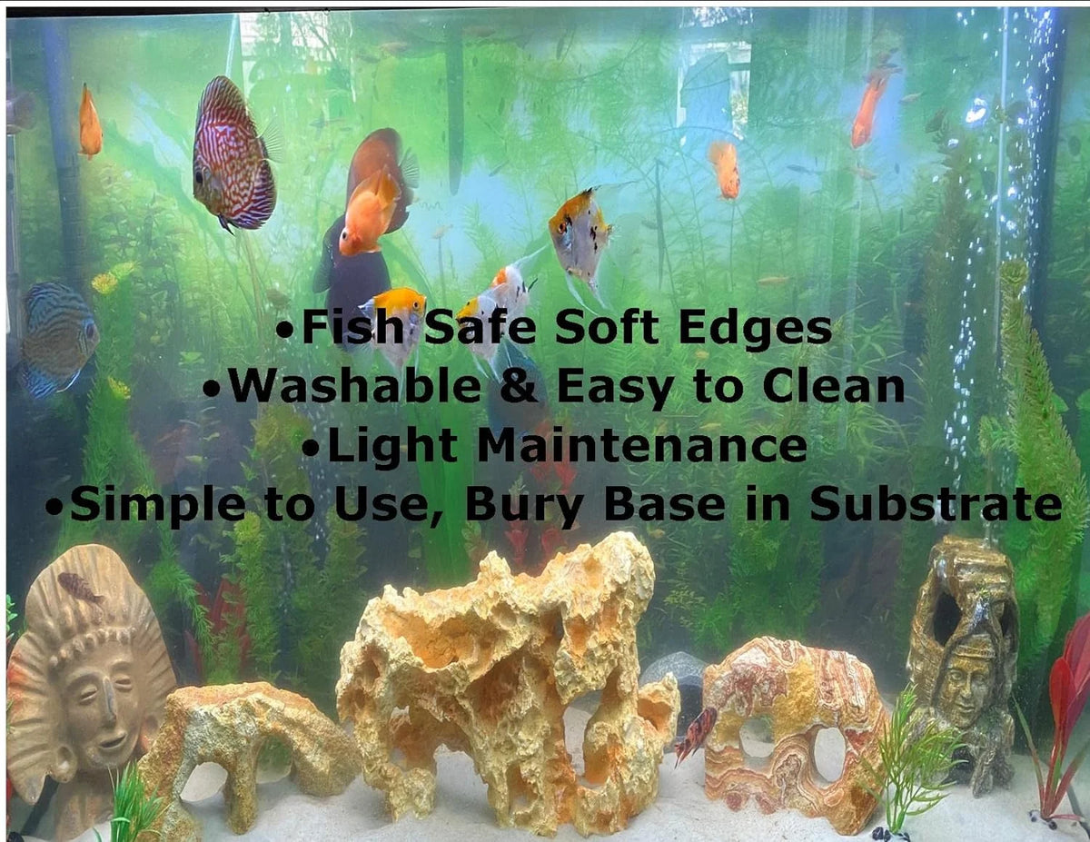 Hollow Log Ornament for Aquascaping F571