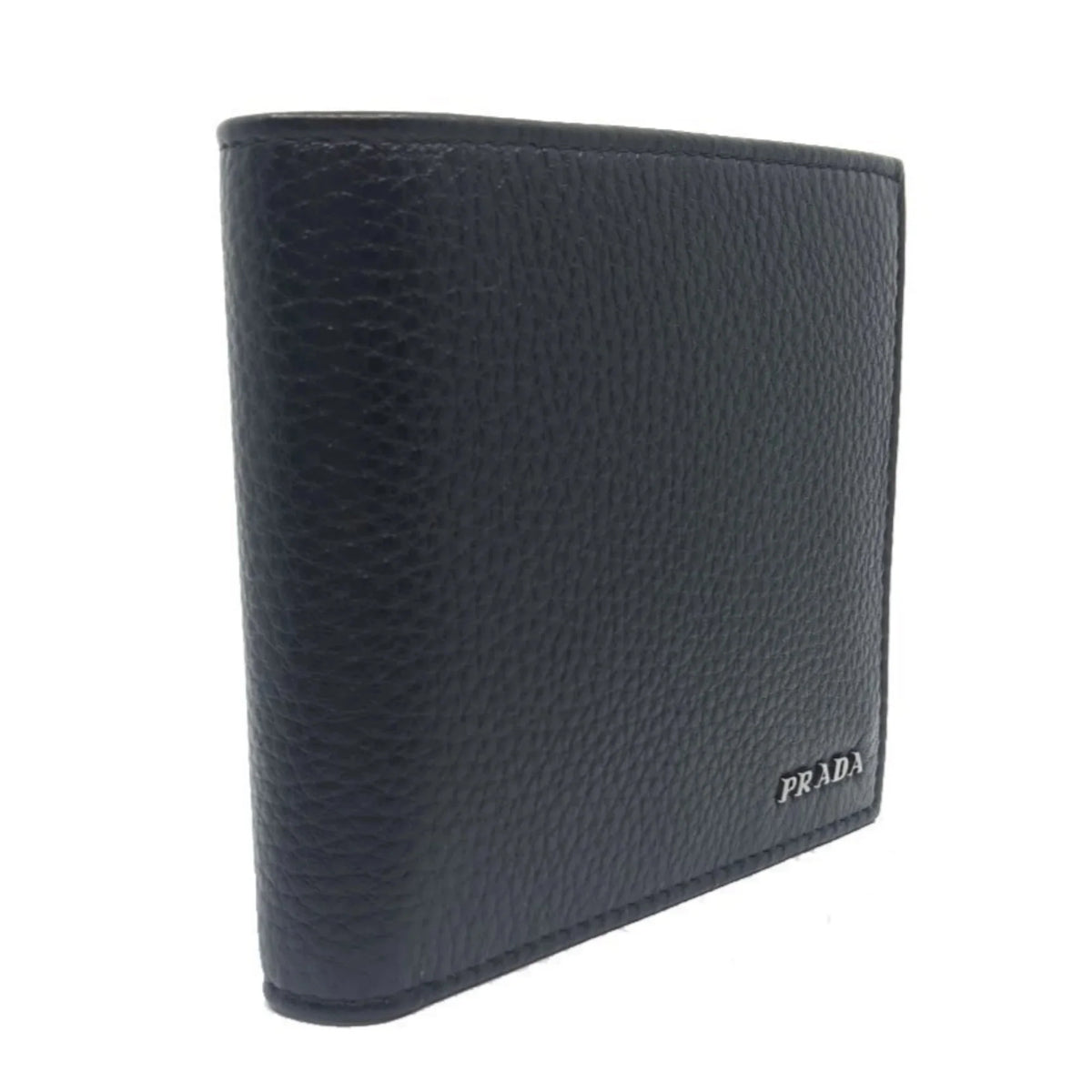 Black Grain Leather Wallet W1920
