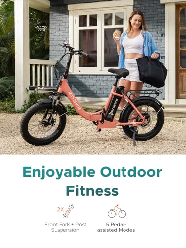 Electric Bike 20'' Fat Tire 52V 13Ah 7 Speed Dual Suspension A10193