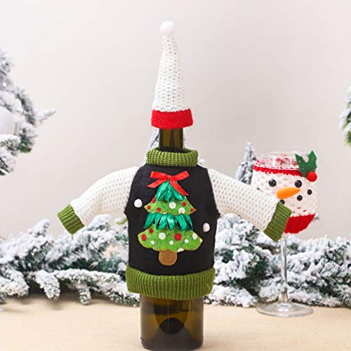 Christmas Wine Bottle Covers with Hat Y251