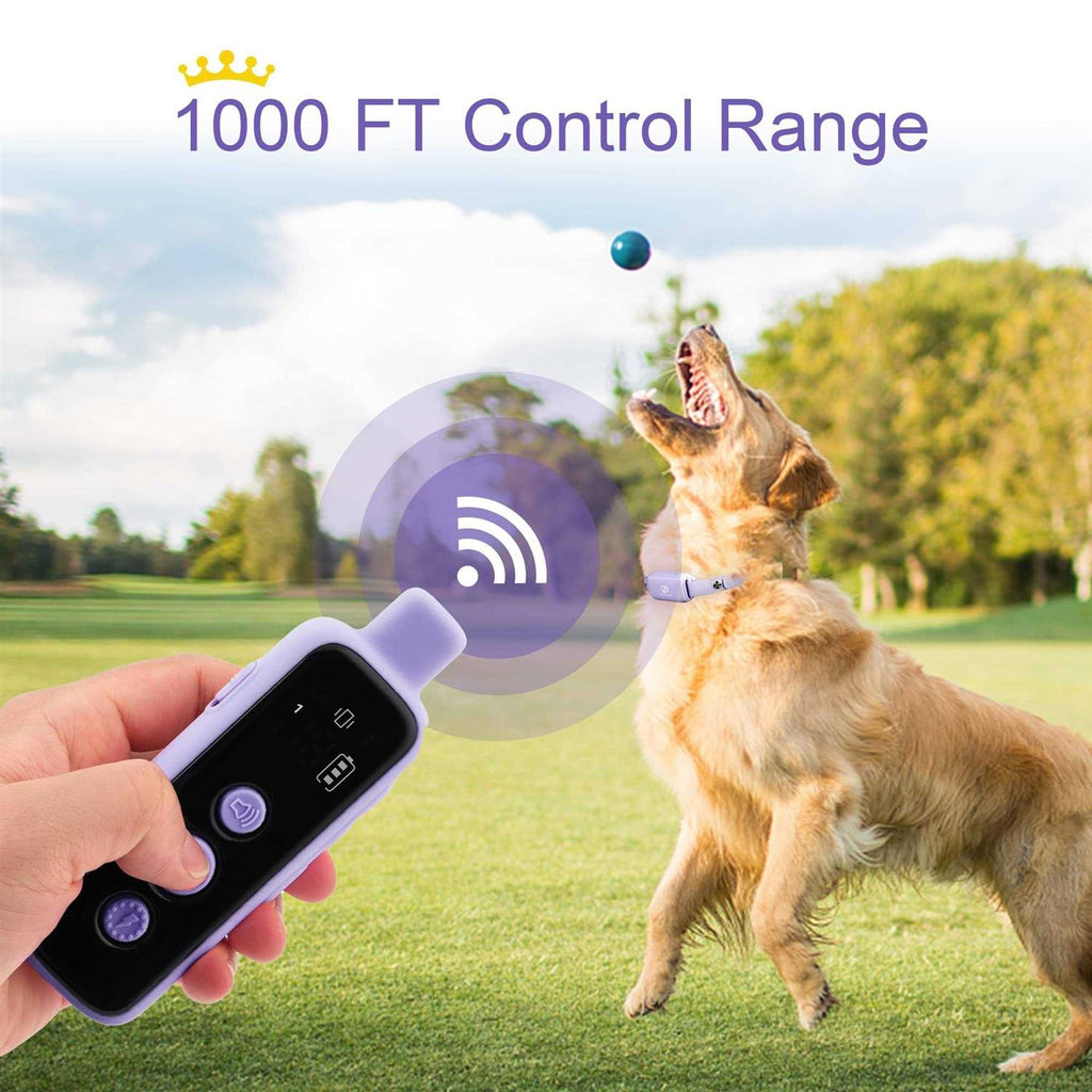 Waterproof Rechargeable Electric Dog Training Collar with Remote K907