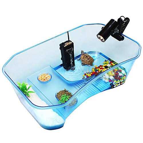 Turtle Tank Aquarium with Platform Plants P235686