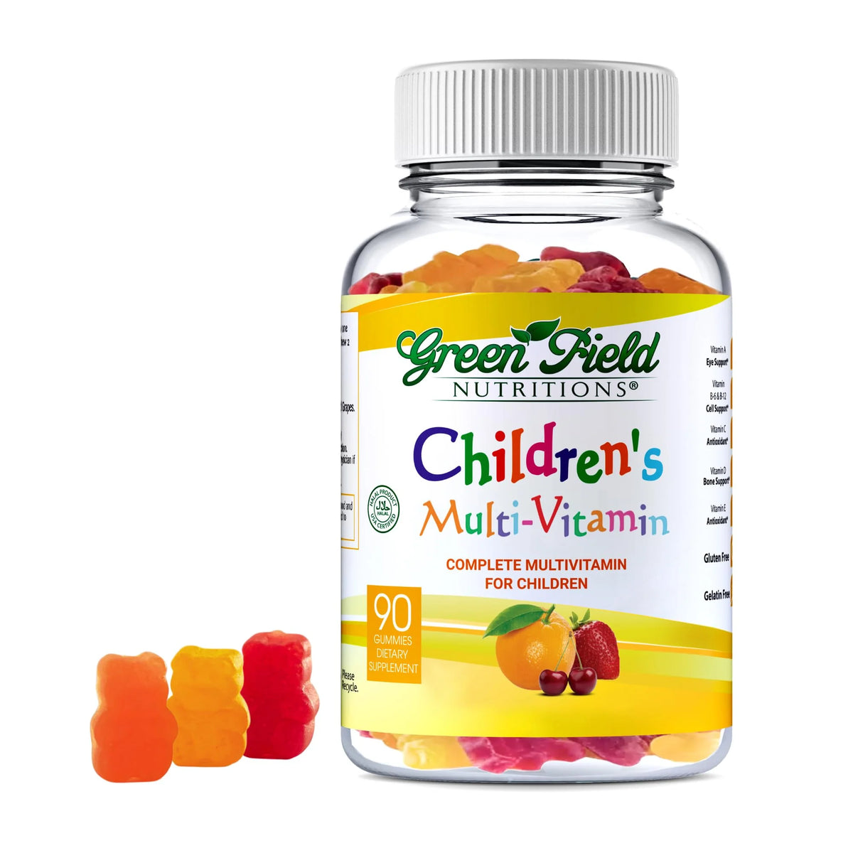 Halal Kids Gummy Vitamins 90 Count R309454