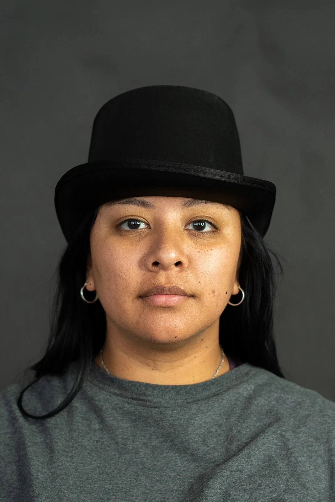 Black Top Hat with Red Band Costume D373442