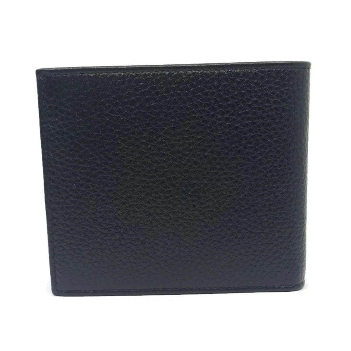 Black Grain Leather Wallet W1920