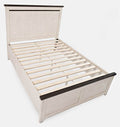 Vintage White King Panel Headboard U9050