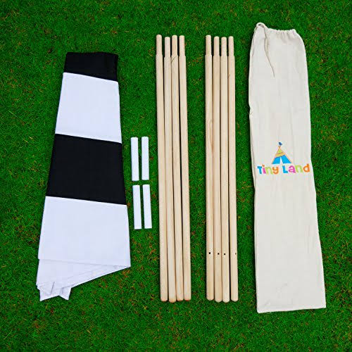 Black Stripes Cotton Canvas Teepee Tent X721338