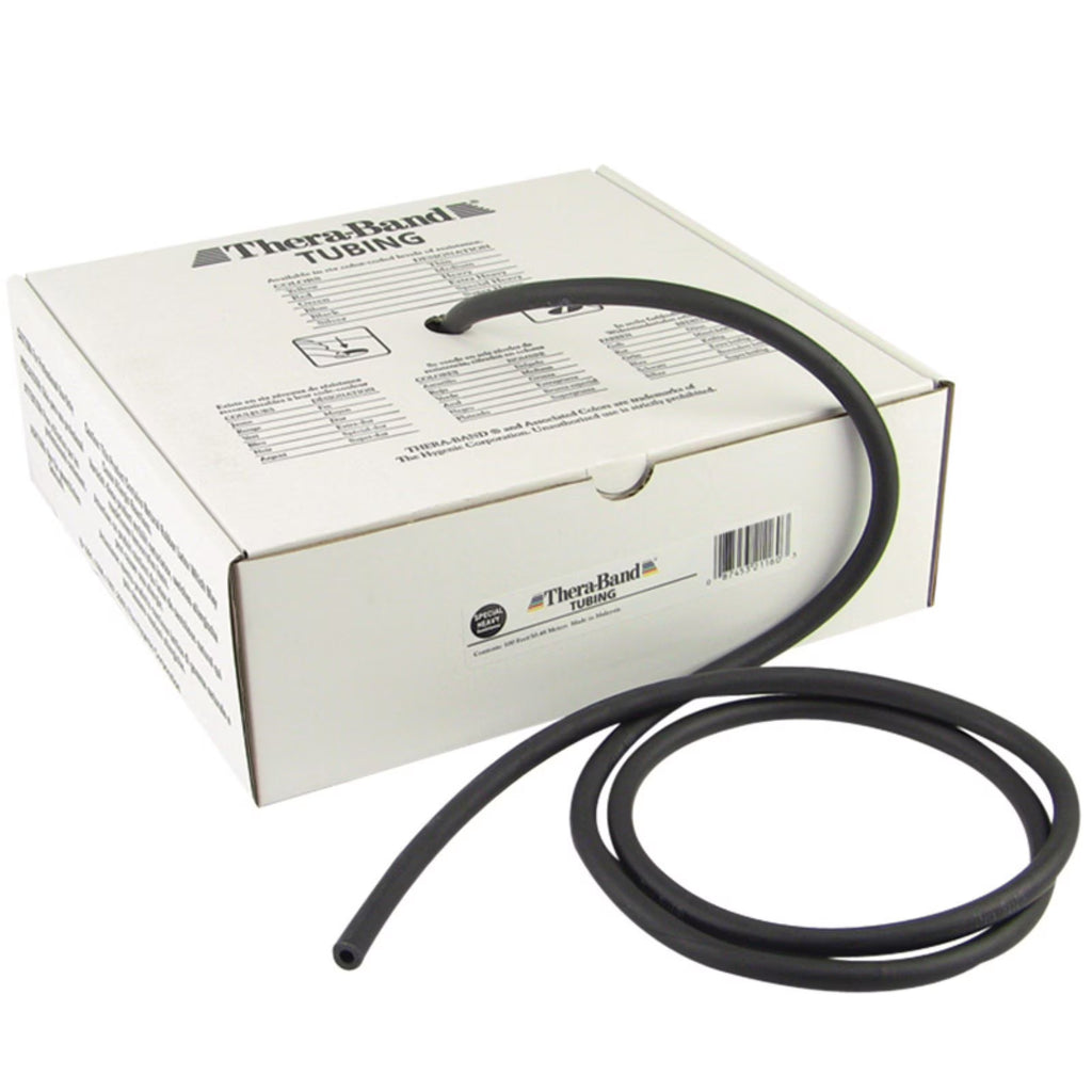 Latex Resistance Tubing, 100 Foot, Black, Special Heavy H218
