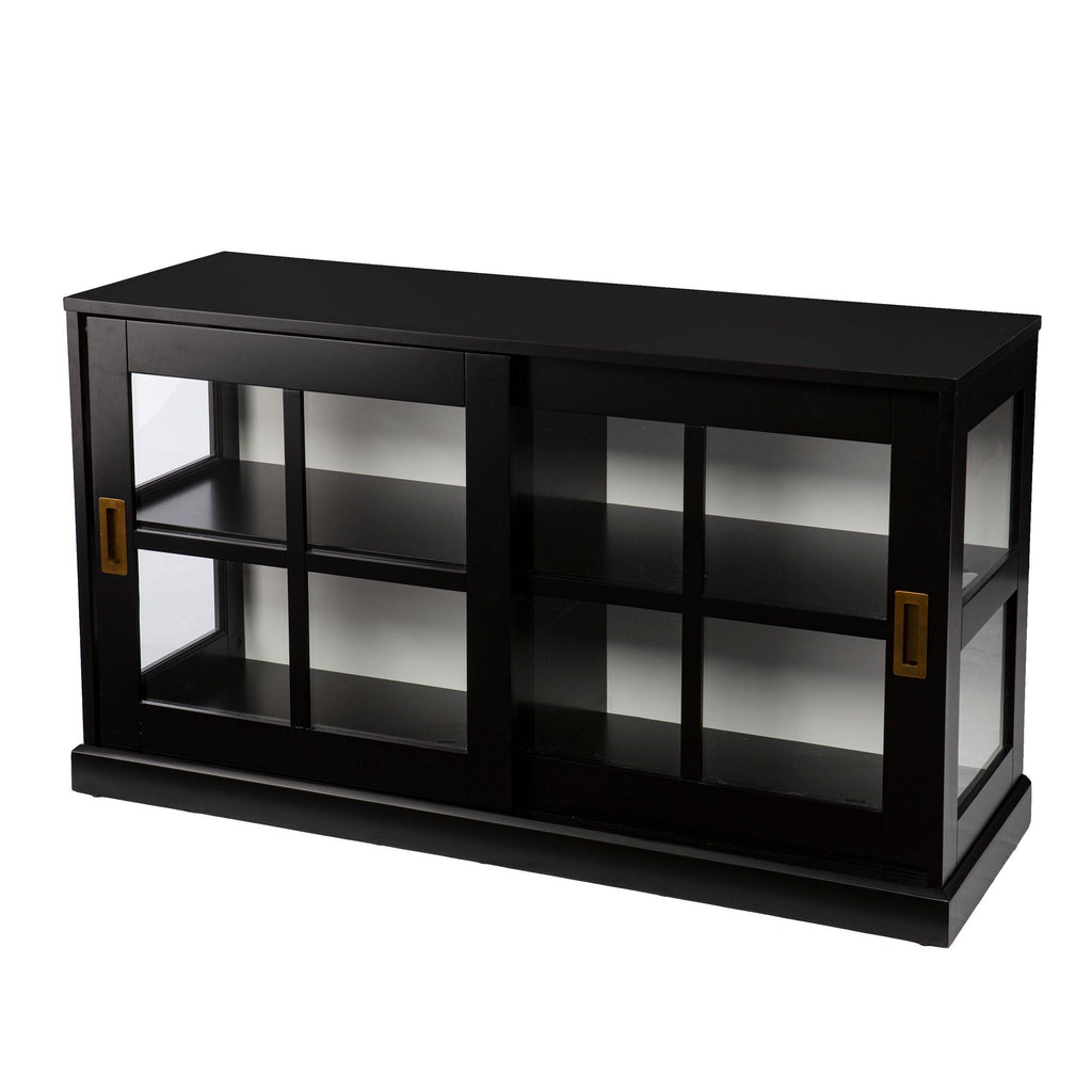 Black/White Curio Cabinet B91746