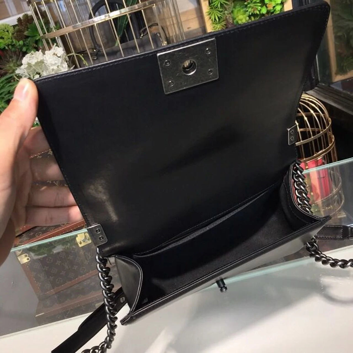 Black Shoulder And Crossbody Handbag X533378