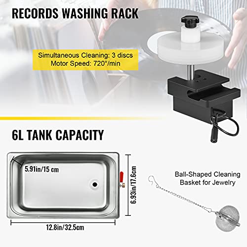 10L 300W 40kHz Sonic Cleaner with Timer & Heater F49678