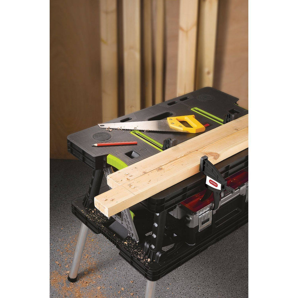 Compact Portable Folding Work Table with Clamps G399173