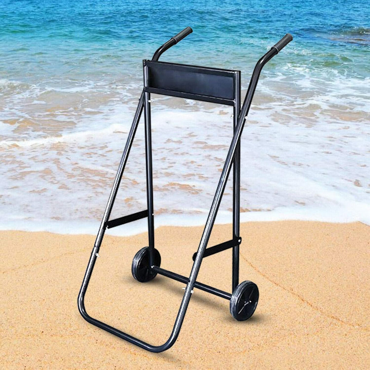 Foldable Outboard Motor Trolley Stand, Heavy-Duty, UP-to 70KG V775845