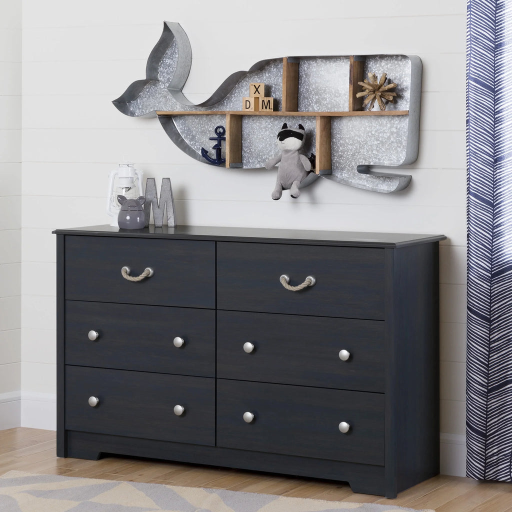 6 Drawer Double Dresser Y15560