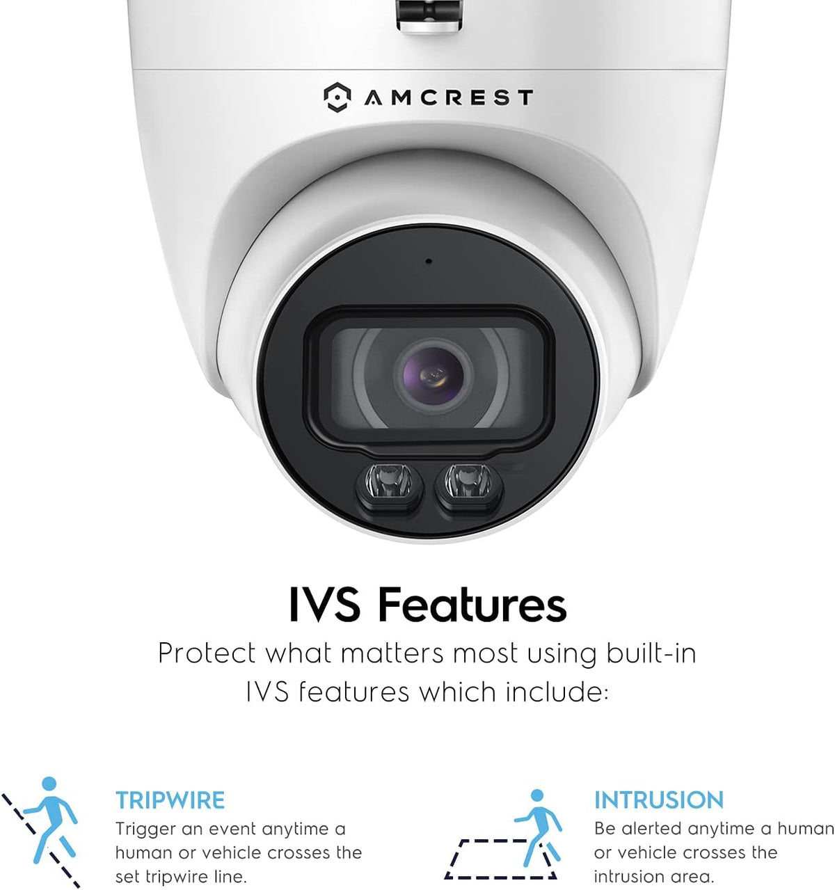 5MP AI Turret IP PoE Camera with Full Color Nightvision K7121