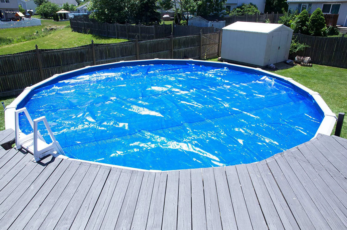 30' Round Blue Solar Pool Cover F241303