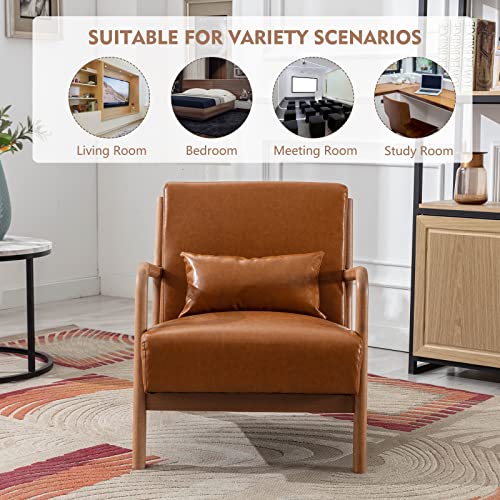 Beige Fabric Accent Chairs Set of 2 R2294