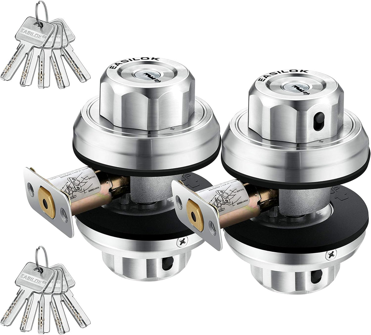 Twist to Lock Deadbolt Lock Keyless Single Cylinder H215