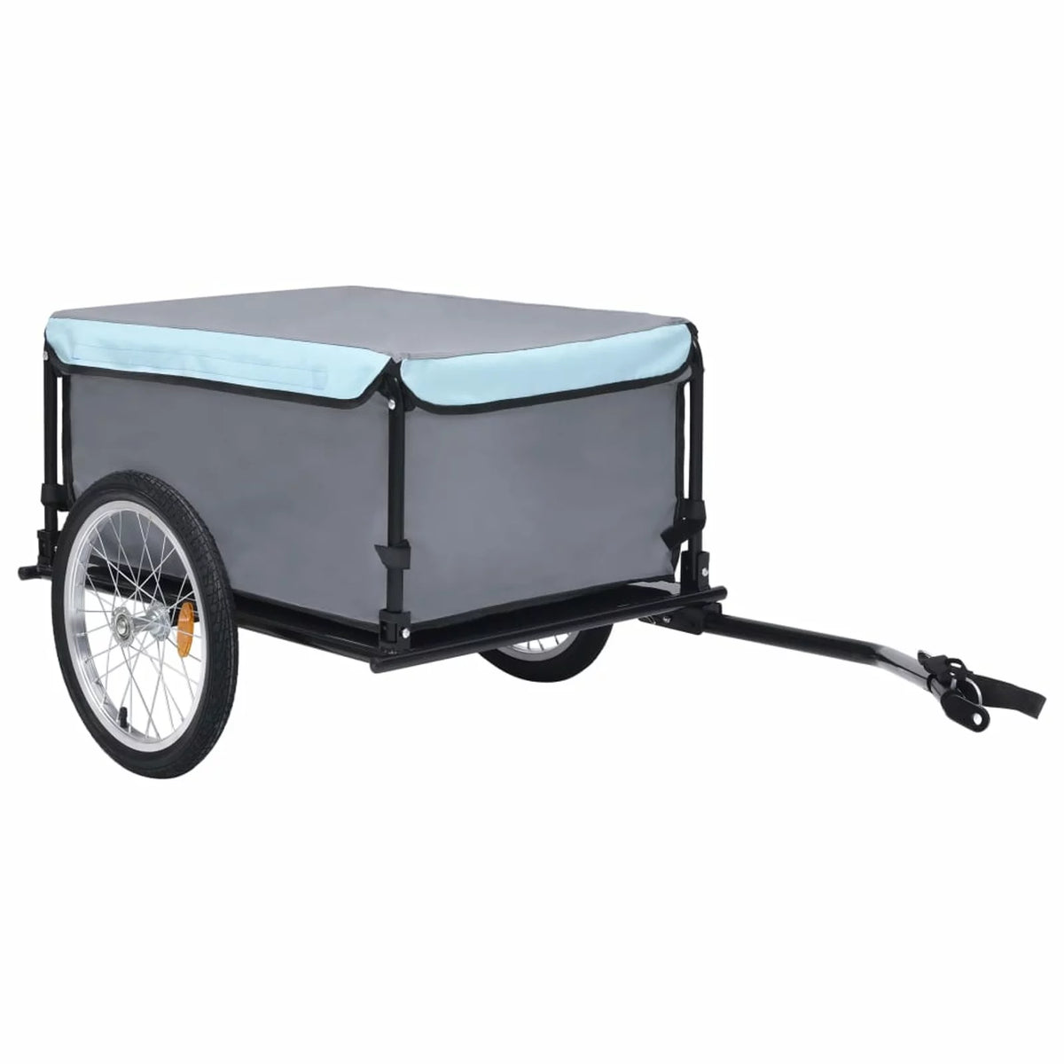 Bike Cargo Trailer with Foldable Drawbar and Removable Cargo Compartment 2 Wheels C7482