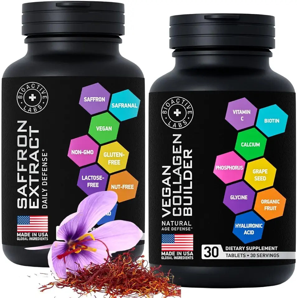 Vegan Collagen and Saffron Wellness Bundle V274