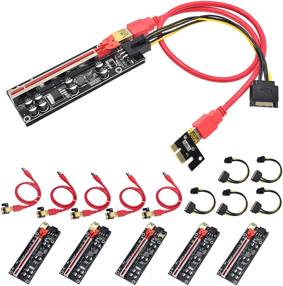 PCIe Riser 1X to 16X Graphics Extension Card (6-Pack) Q638
