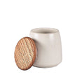 Stoneware Jar With Lid 16.5 cm Matt Cream P121160