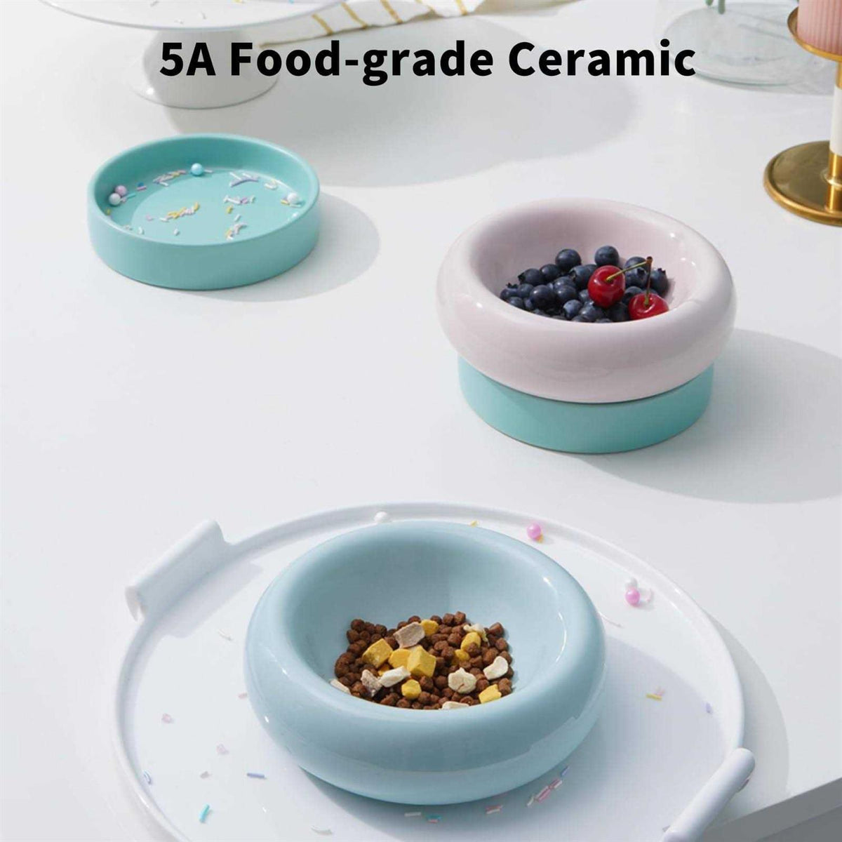 Ceramic Cat Bowl J681