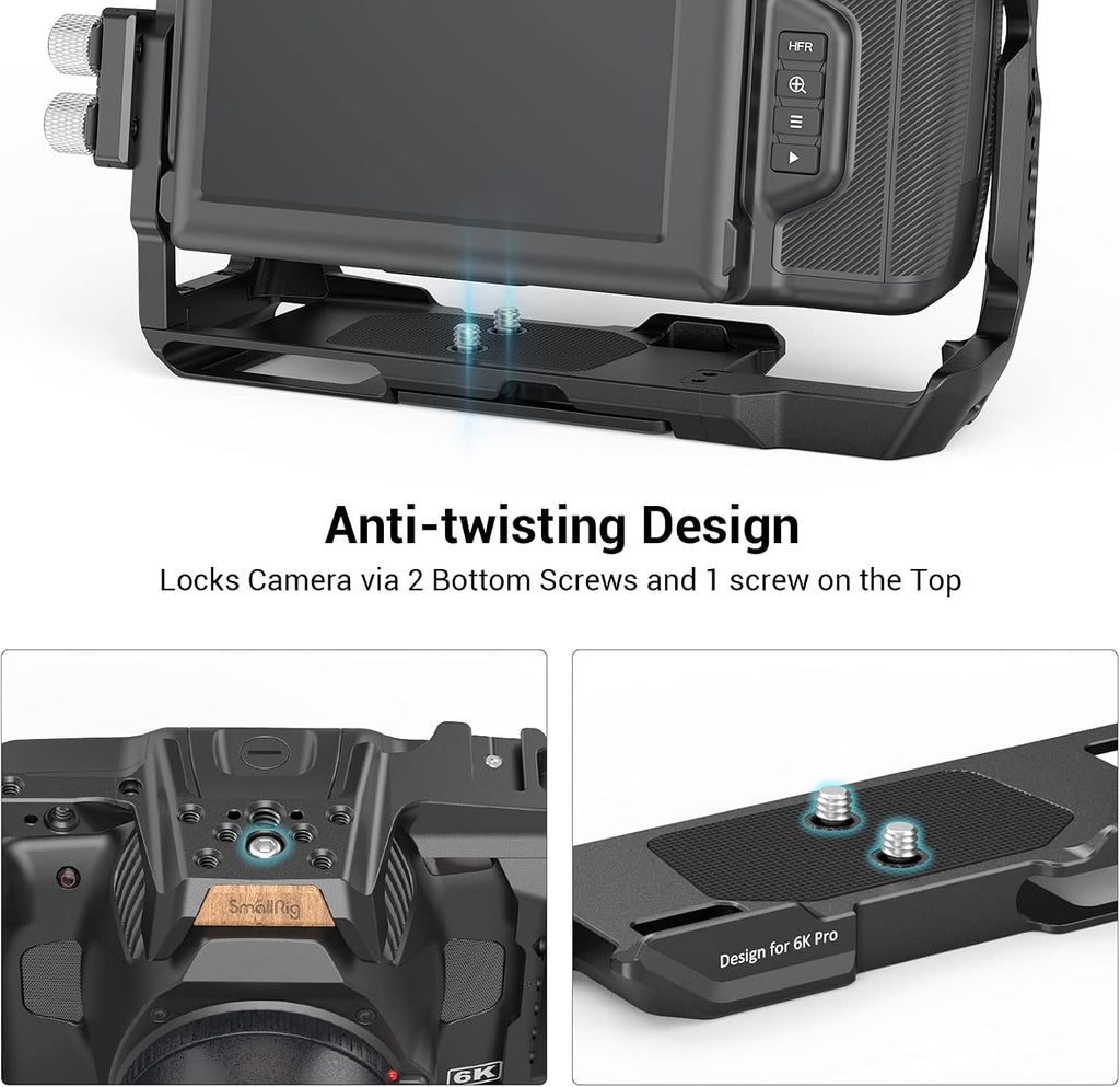 Camera Cage with NATO Rail and Cold Shoe Mount Q8500