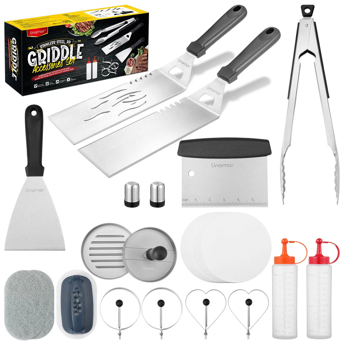 Stainless Steel Griddle Grill Tools Set R590837