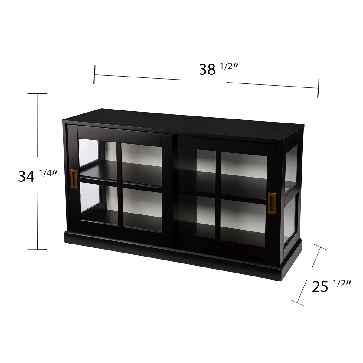 Black/White Curio Cabinet B91746