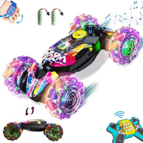 Gesture Sensing RC Stunt Car with Light & Music Y612100