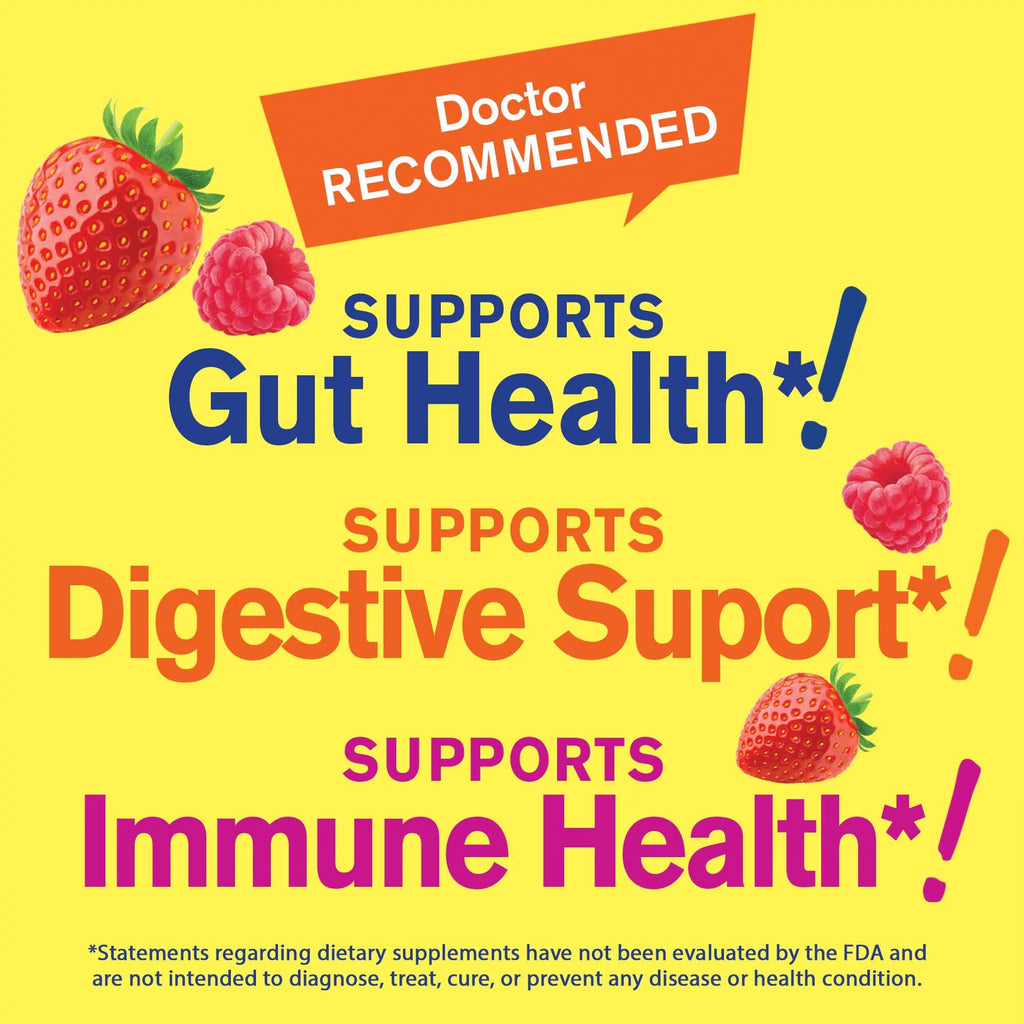50 Billion Probiotics + Prebiotics Gummies with 12 Strains, 60 Gummies Q58366
