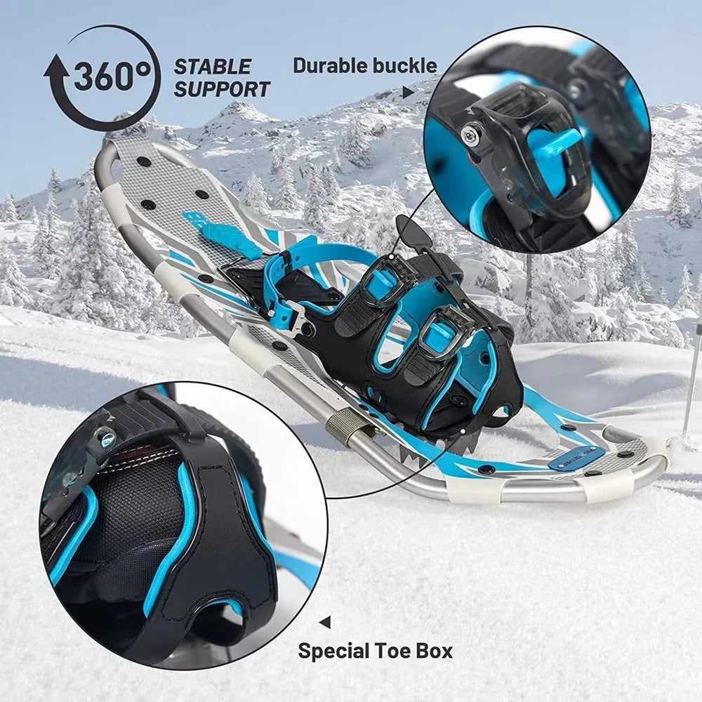 Lightweight Aluminum Alloy Snowshoes Set L940034