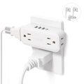 White 4 Outlet 4 USB Ports (1 USB C) Outlet Extender V936
