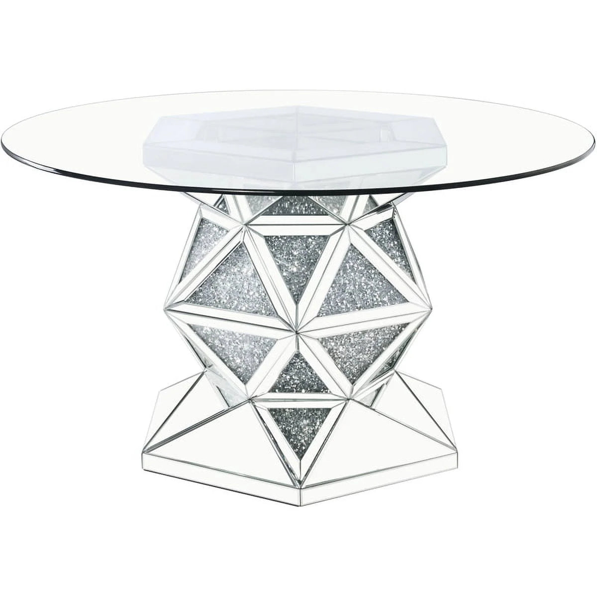 5-Piece Beige Dining Table & 4 Side Chairs L32137