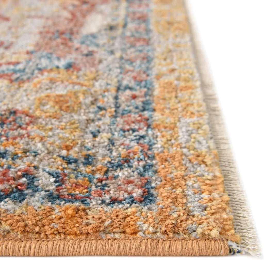 Yellow Octagon Rug F9824