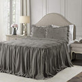 Blue 3 Piece King Bedspread Set G7463