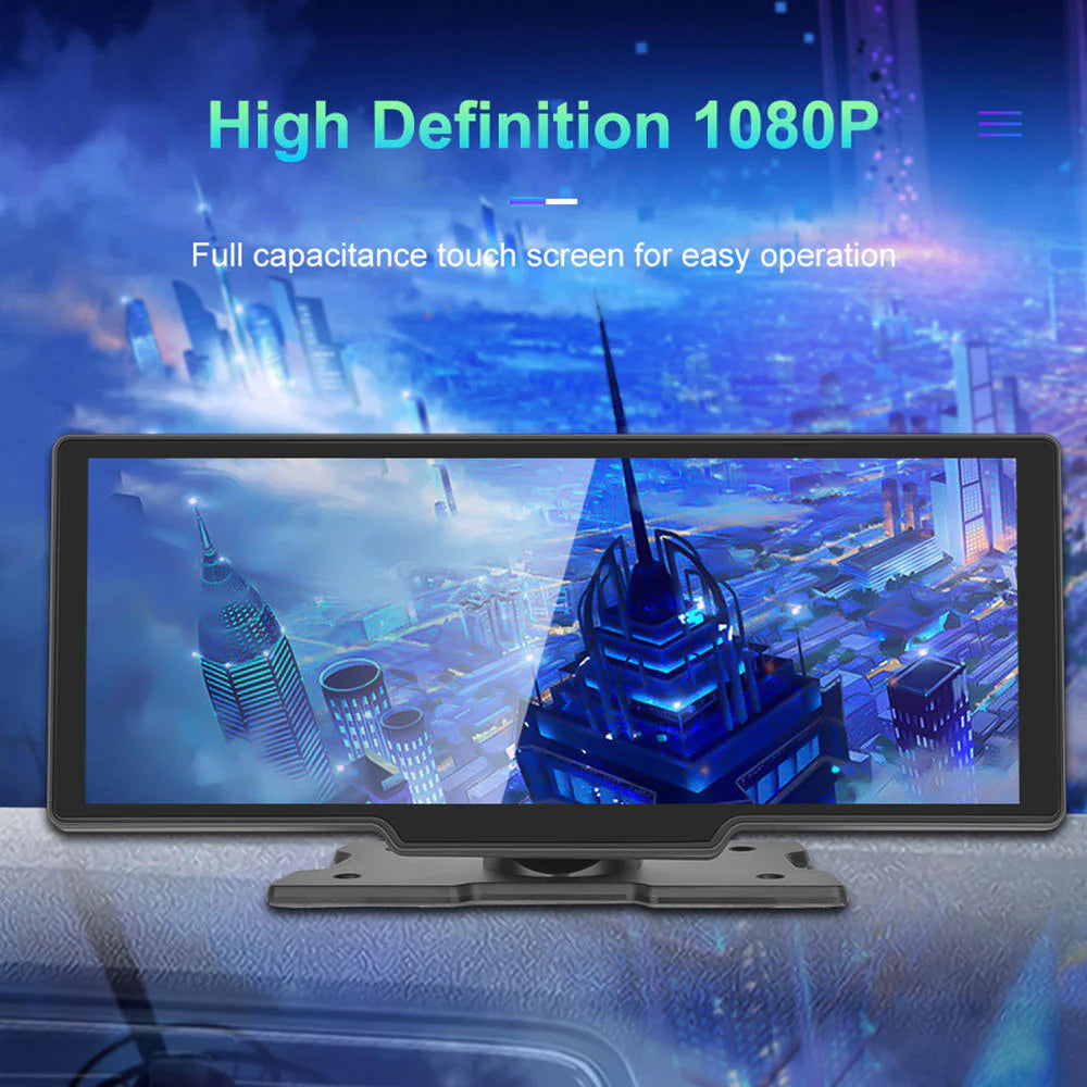10.26 inch Dash Cam Rear View Camera IPS Color Screen Car DVR H107