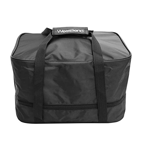 Red 5-Quart Non-stick Slow Cooker with Travel Lid and Thermal Carrying Case T535009