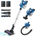 Cordless Stick Vacuum with 2 Batteries, Blue U190213
