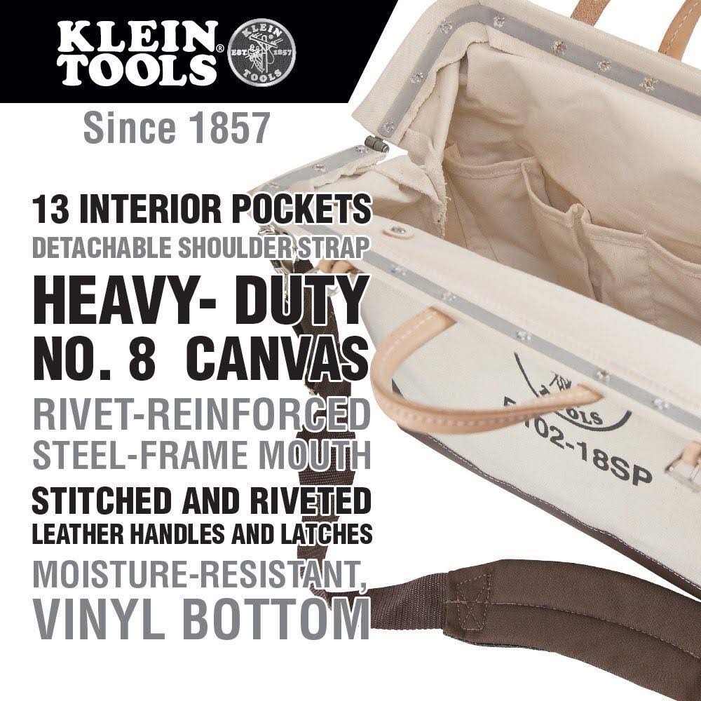 18 in. Canvas Tool Bag I4114