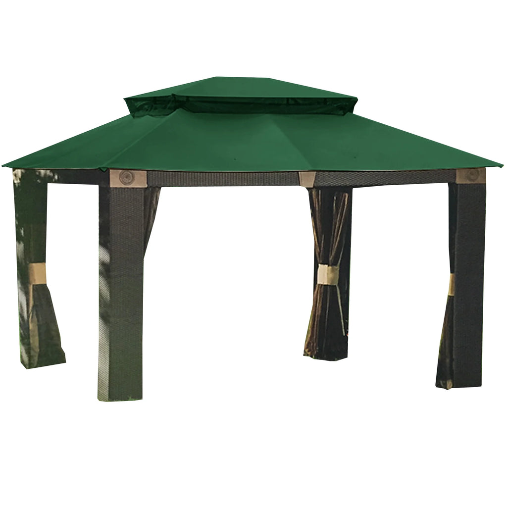 Green Replacement Canopy Top Cover for 10' x 12' Gazebo S495747