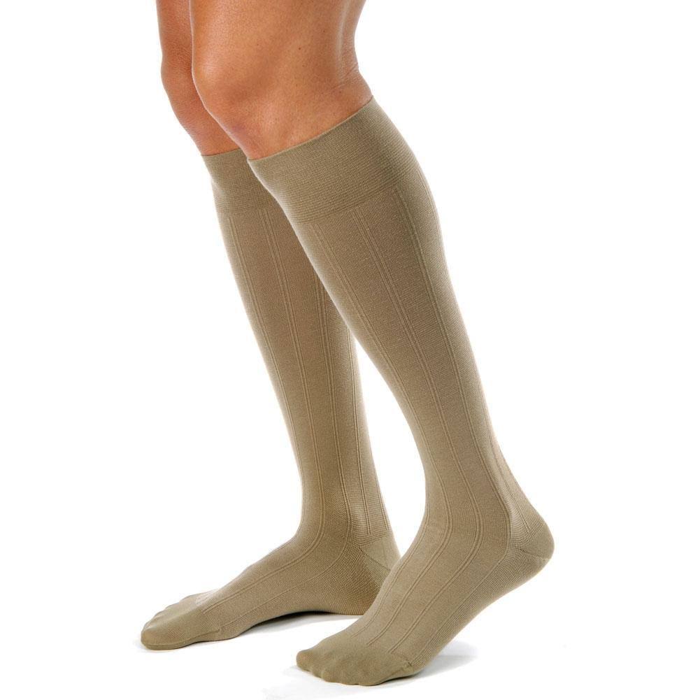 Navy Knee High Compression Socks V350